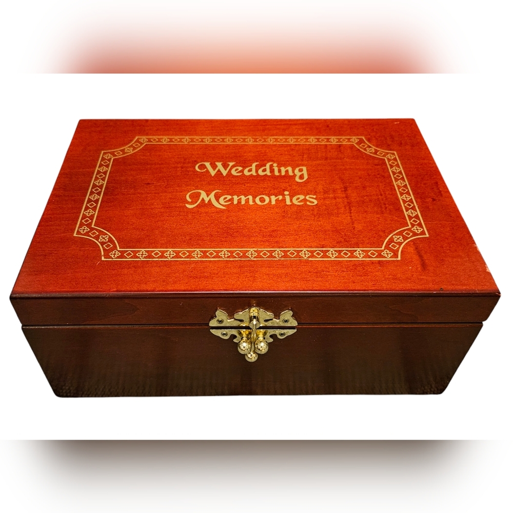 Gunther Mele Rosewood Wedding Memories Keepsake Jewelry Box